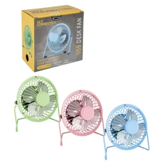 Mini Usb Desk Fan 13.5cm Diameter