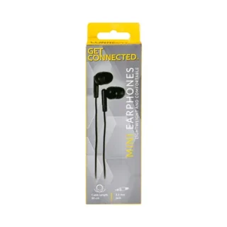 Corded Mini Earphones 80cm Cord