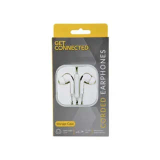 Corded Earpods with Mic. Soft Pads