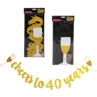 40th Birthday Milestone Banner, 3m