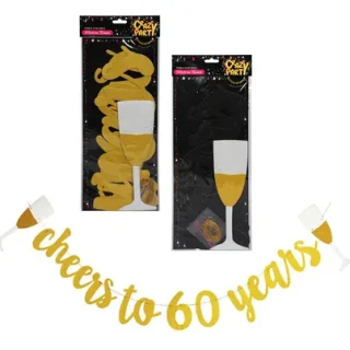 60th Birthday Milestone Banner, 3m