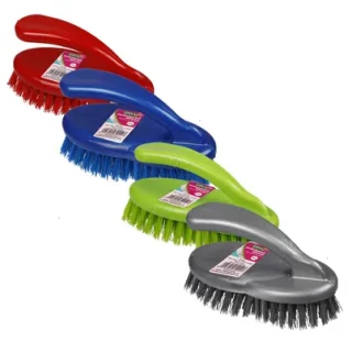 Plastic Scrubbing Brush, 14cm