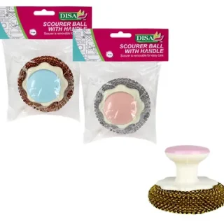 Pot Scourer, with Handle