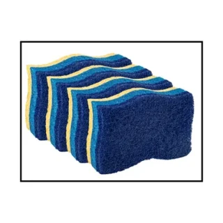 Cellulose Scourers, 4-piece