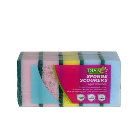 Foam Scourers, 5-piece