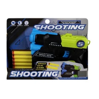 18cm Foam Dart Gun, 6-piece