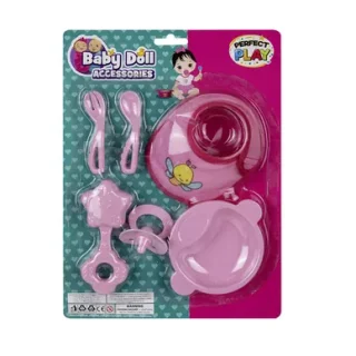 Baby Doll Feeding Set, 6-piece